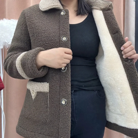 Patchwork Fleece Kaffee