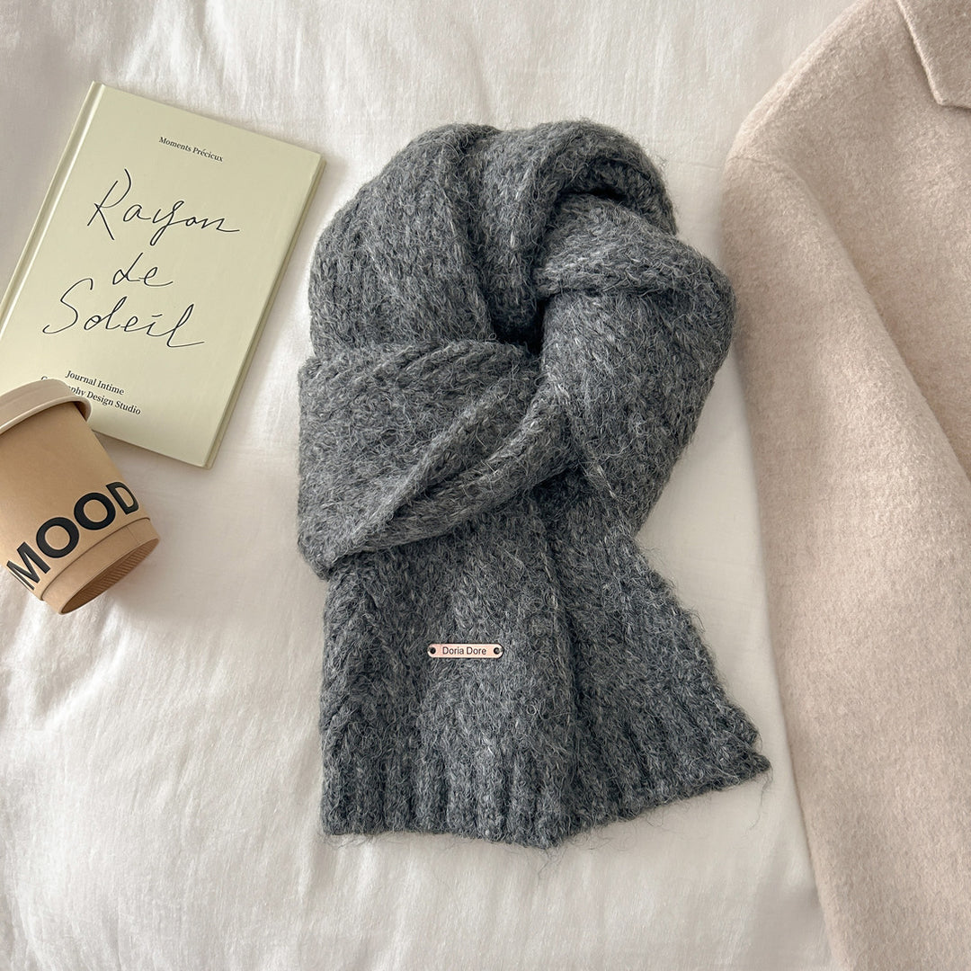 Strickschal aus Alpakawollmischung