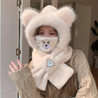 Bärchen 2er + Maske Beige