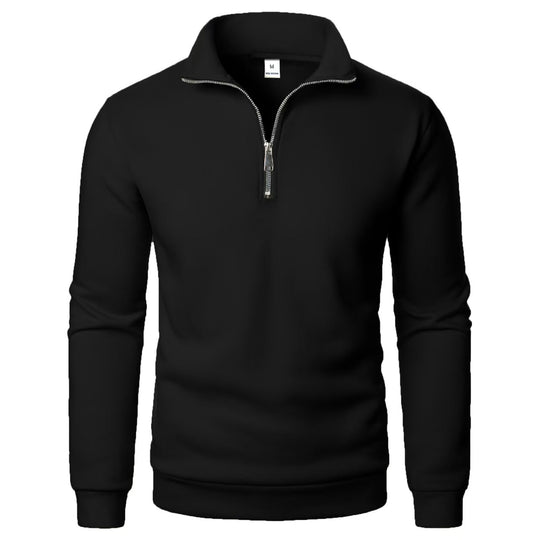 Locker geschnittenes Herren-Sweatshirt mit Reißverschluss
