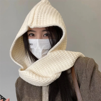 Lafa Schal-Mütze Beige