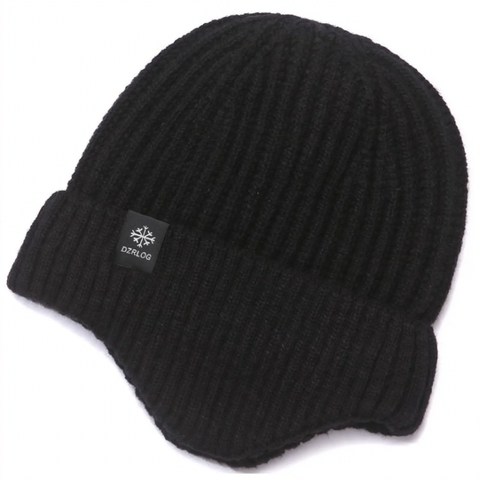 Winter-Strickmützen- und Schal-Set für Herren