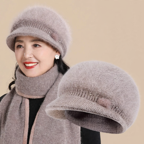 Warme Wintermütze für Damen