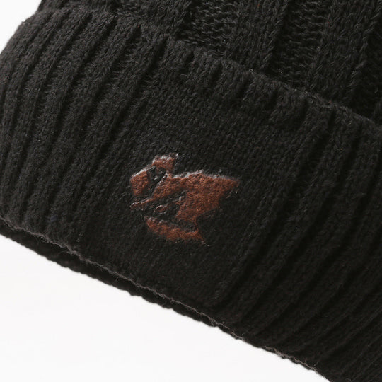 Strickmütze und Nackenschutz Set, gefüttert, für Herren