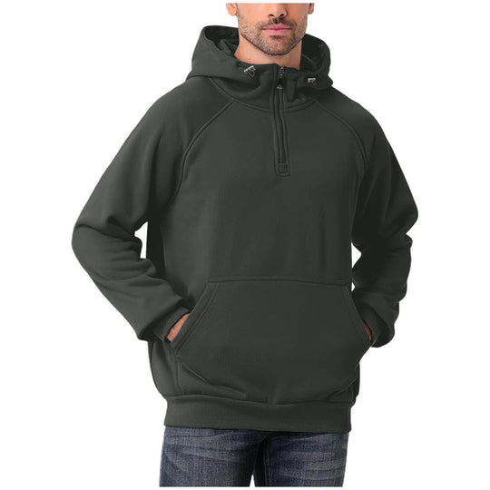 Herren-Sweater mit Kapuze und Reißverschluss