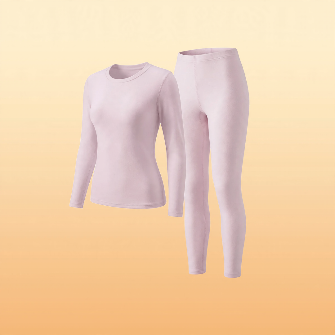 Thermo-Set für Paare, Wolle-Seide-Mix, nahtlos