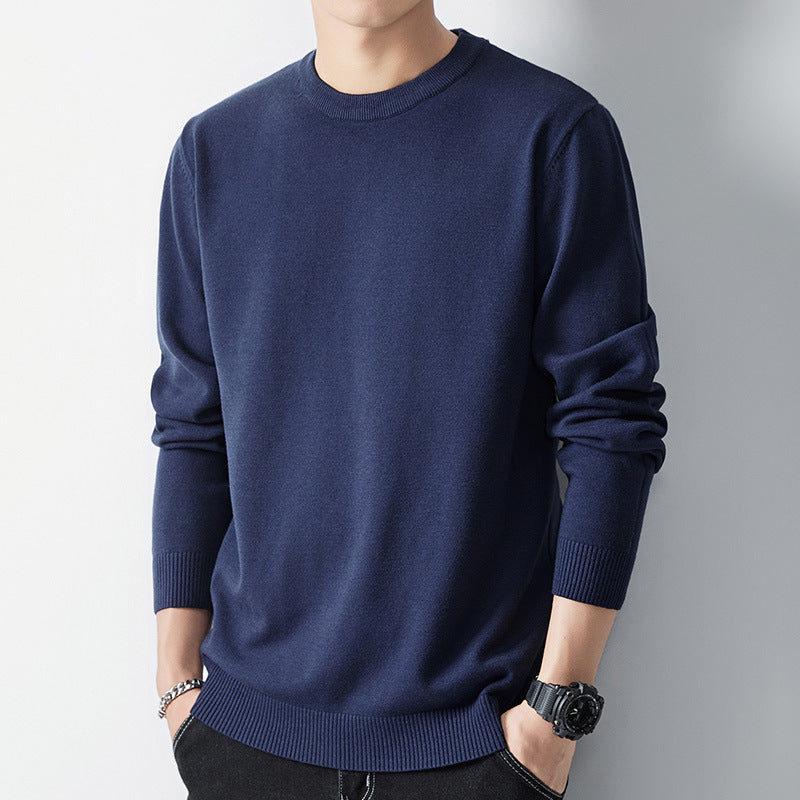 Herren-Pullover mit Rollkragen, gefüttert