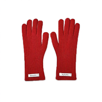 Einzelhandschuhe Rot
