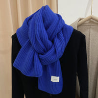 Blau Koreanischer Strickschal