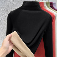 Schwarz, Halbhoher Kragen, Fleece