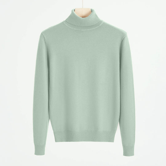 Herren-Strickpullover mit Rollkragen, warm