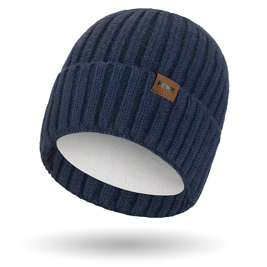 Winter-Set: Strickmütze und Schal, gefüttert, wärmend