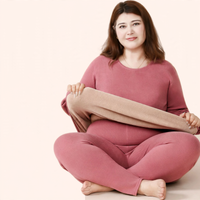 Rundhals Damen Bohnenpaste Fleece
