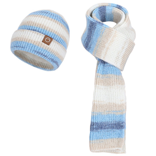 3-teiliges Winter-Set: Mütze, Schal und Touchscreen-Handschuhe