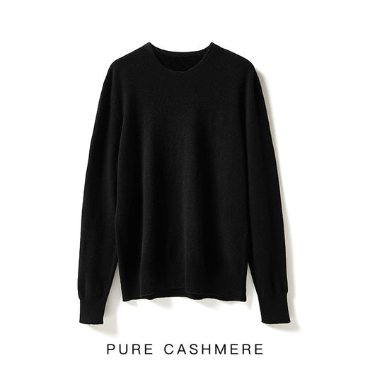 Herren Strickpullover aus 100% Wolle, locker geschnitten