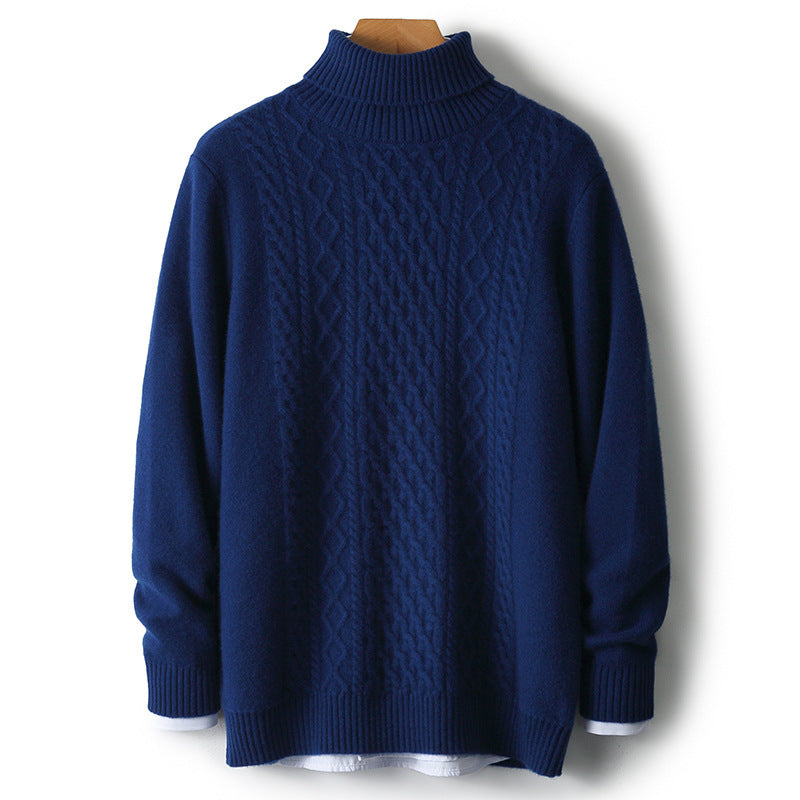 Warmer Rollkragenpullover aus 100% Schurwolle