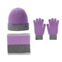 Violett + Grau Reversible 3er Set