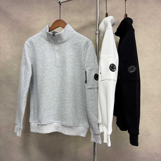 Urban Outdoor Sweatshirt mit Viertel-Reißverschluss