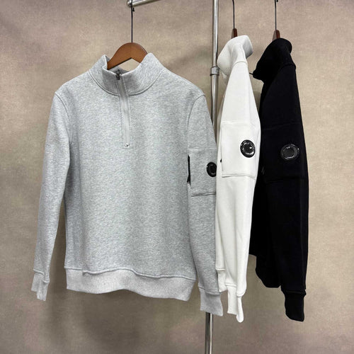 Urban Outdoor Sweatshirt mit Viertel-Reißverschluss