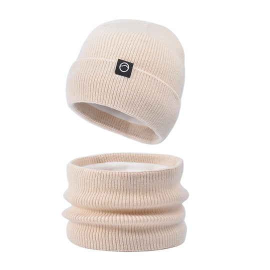 Strickmützen- und Schal-Set für Herren, wärmend
