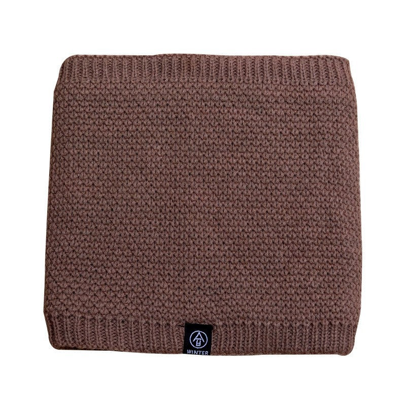 Gestrickter Schlauchschal, gefüttert