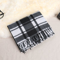 Grey White Large Check