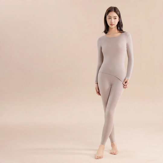 Damen Thermo-Unterwäsche-Set, Modal-Mix, ultradünn