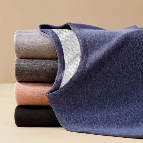 Thermisches Unterwäsche-Set, Rundhalsausschnitt, Unisex
