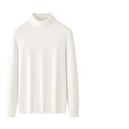 Herren-Rollkragenpullover, gefüttert, Modal-Mix, 350g