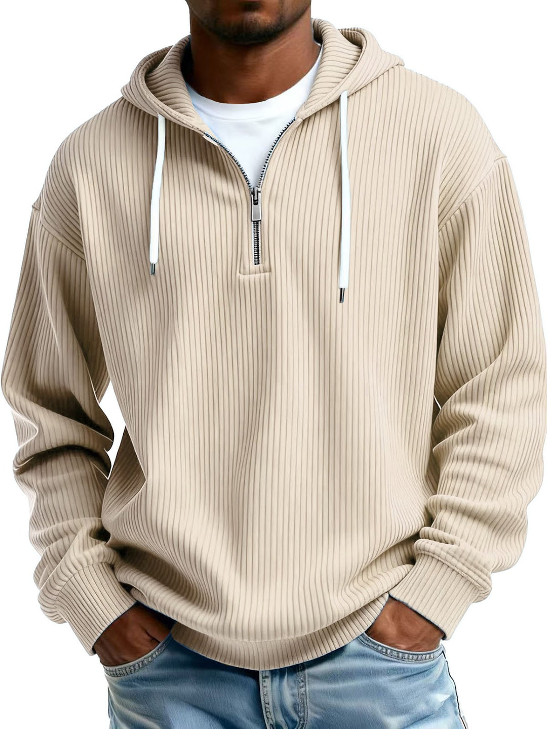Herren Kapuzenpullover mit Reißverschluss