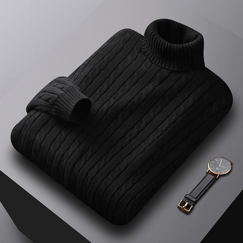 Herren-Strickpullover, Baumwolle, gefüttert