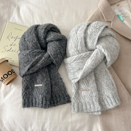 Strickschal aus Alpakawollmischung