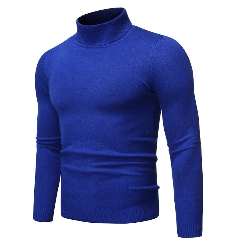 Herren-Rollkragenpullover, schlicht und modern