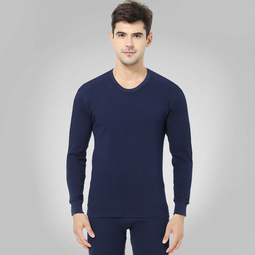 Baumwoll-Thermounterwäsche-Set, Rundhals, Unisex