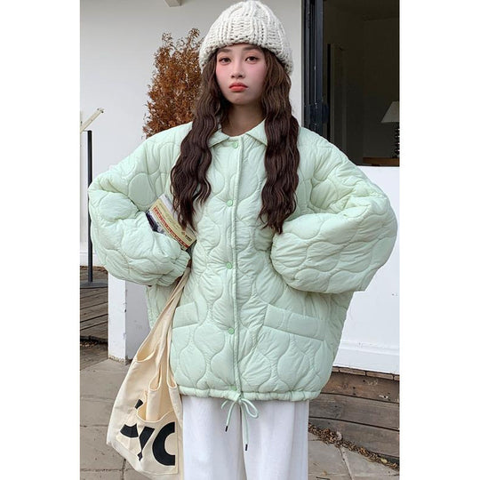 Gesteppte Winterjacke mit Lammfleece-Futter