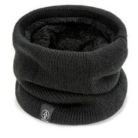 A Fleece-Schal Schwarz