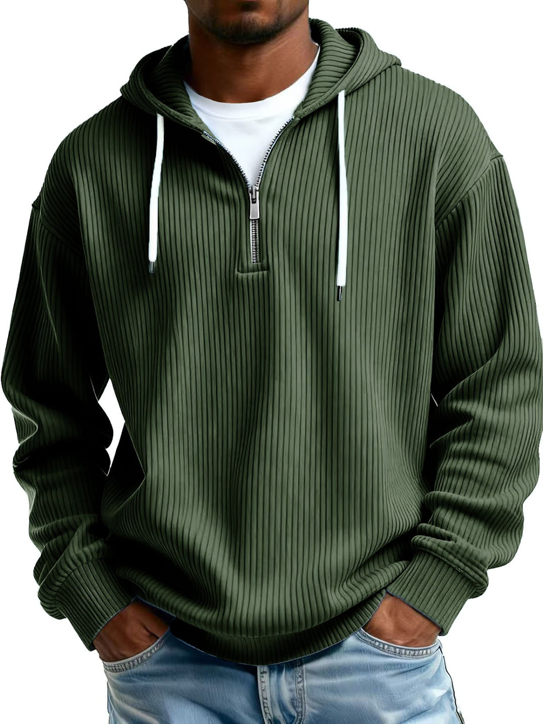 Herren Kapuzenpullover mit Reißverschluss