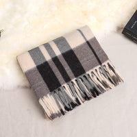Beige-Schwarz Streifen