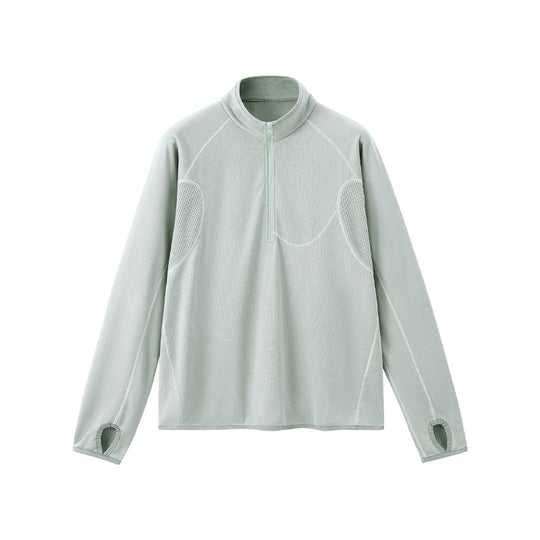Leichtes Herren-Sweatshirt mit halbem Reißverschluss
