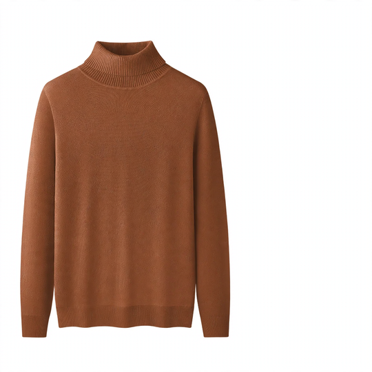 Herren-Rollkragenpullover, gefüttert, Modal-Mix, 350g
