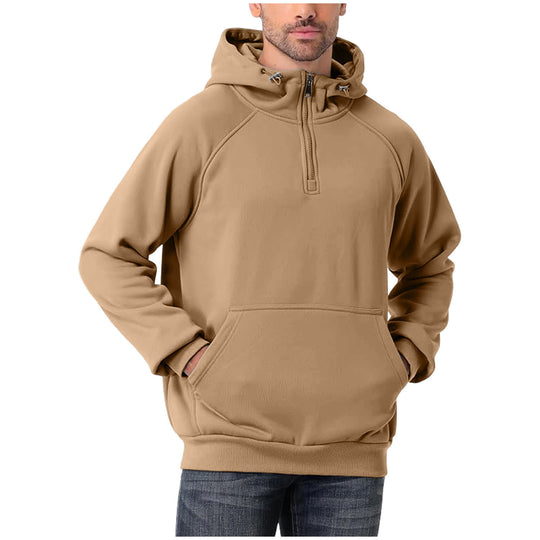 Herren-Sweater mit Kapuze und Reißverschluss