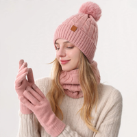 B3 Damen Zopf 3er-Set Rosa