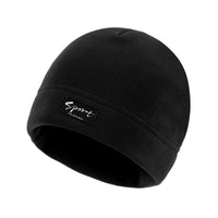 Schwarz Fleece-Wärme-Mütze