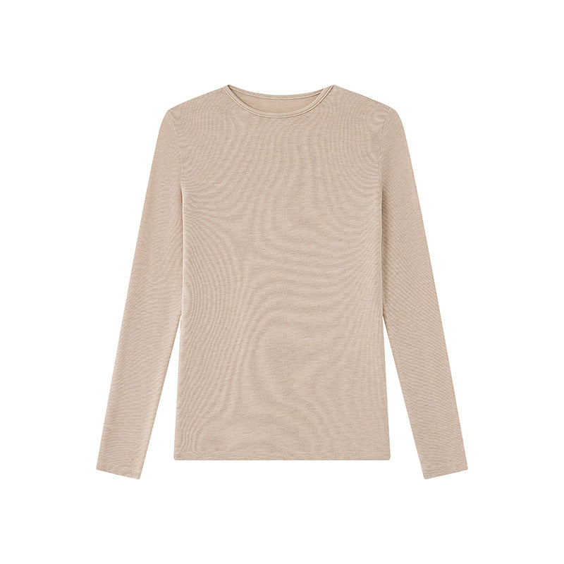 Damen Langarm-Unterziehshirt, Modal, Rundhalsausschnitt
