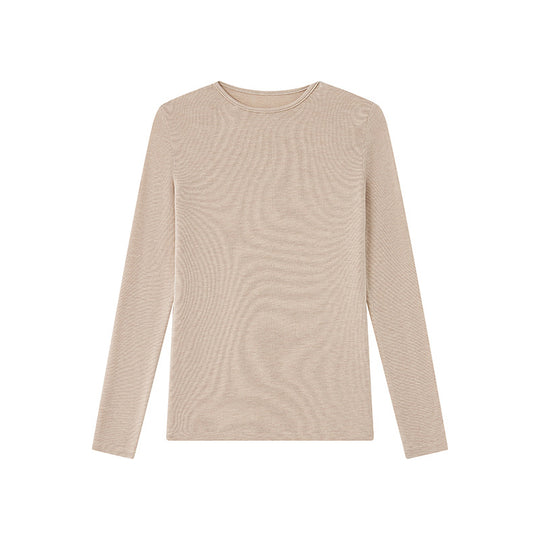 Damen Langarm-Unterziehshirt, Modal, Rundhalsausschnitt