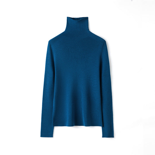 Damen-Rollkragenpullover aus Merinowolle
