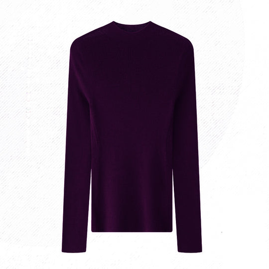 Damen-Rollkragenpullover aus Merinowolle