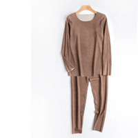 Herren Rundhals Kamel 1er-Set