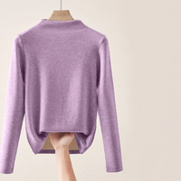 Rollkragen Violett