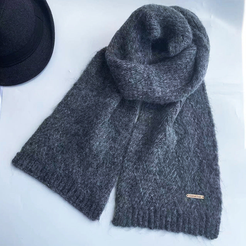 Strickschal mit Alpakawolle, 160x20 cm